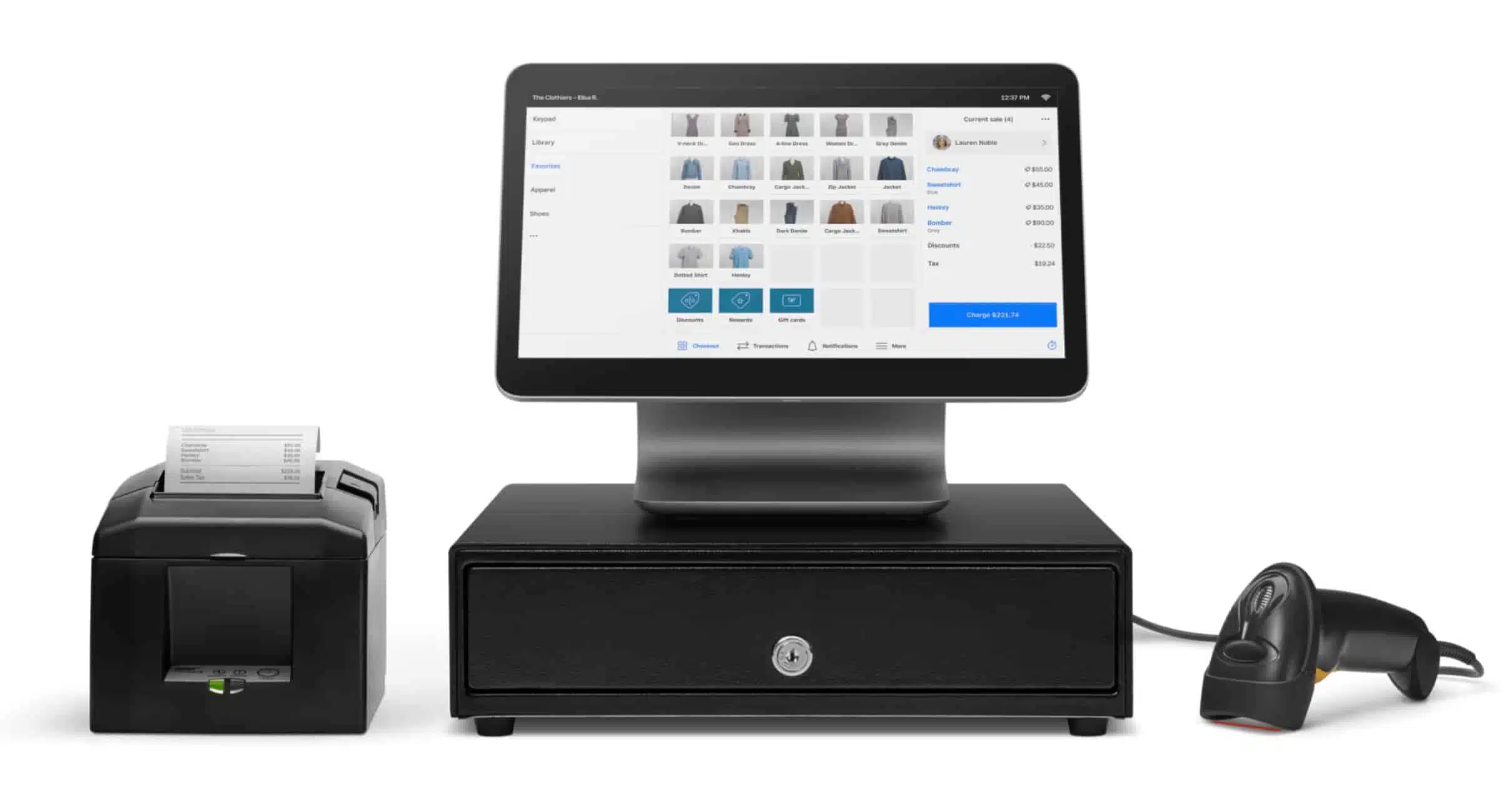 sistem kasir square register