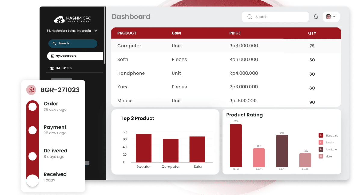 software purchase order Hashmicro