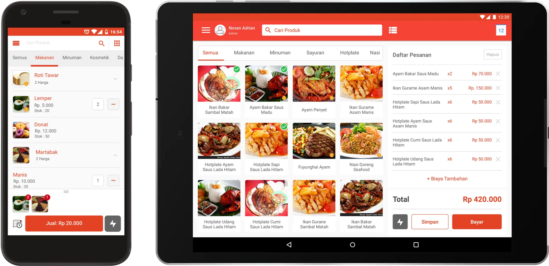 Software Cafe Qasir