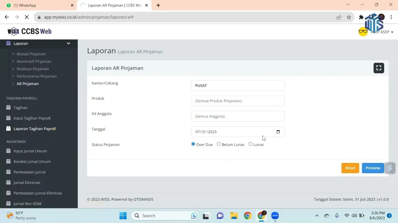 Aplikasi Koperasi Serba Usaha