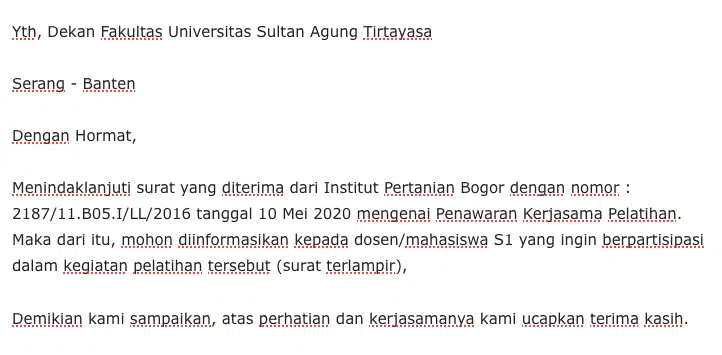 contoh surat penawaran jasa