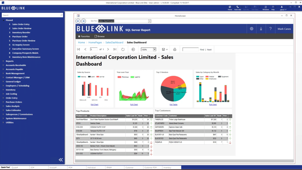Blue Link ERP