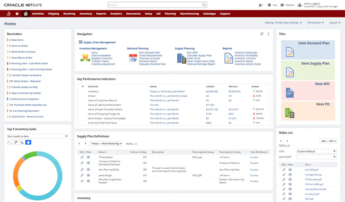 Software SCM NetSuite