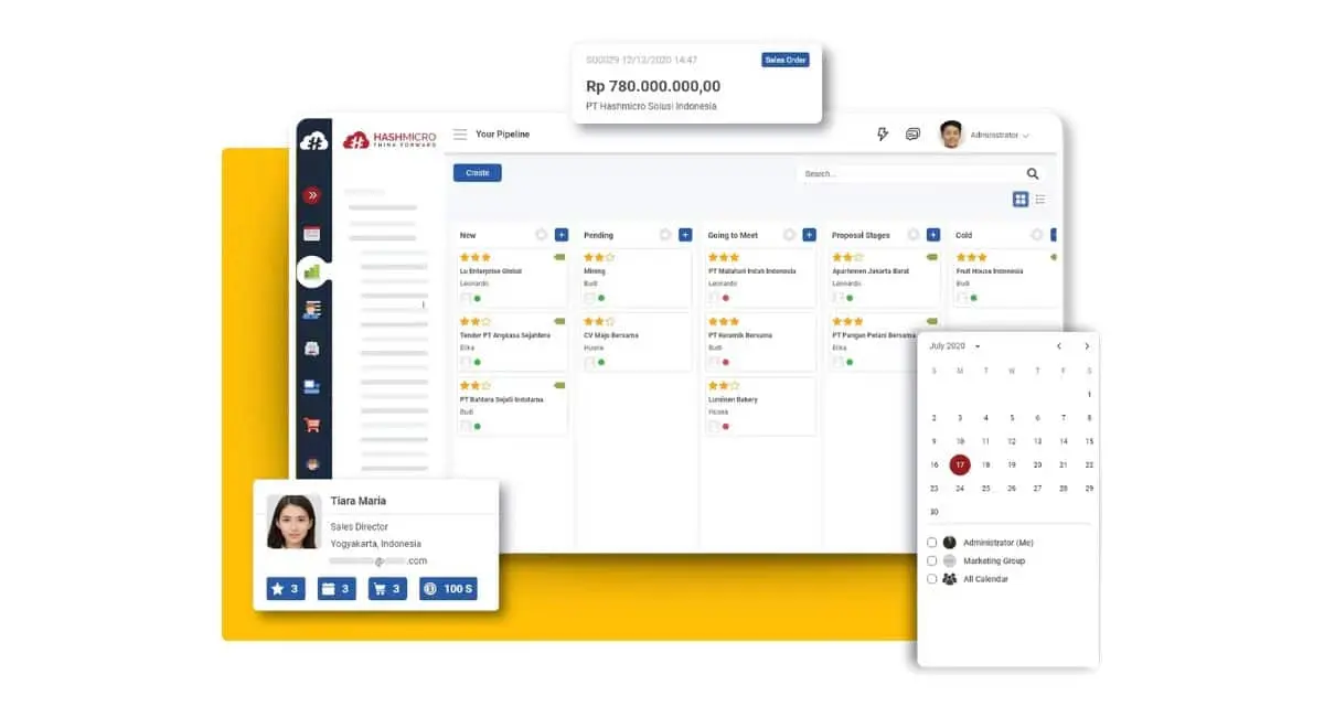 Aplikasi sales lapangan Hashmicro