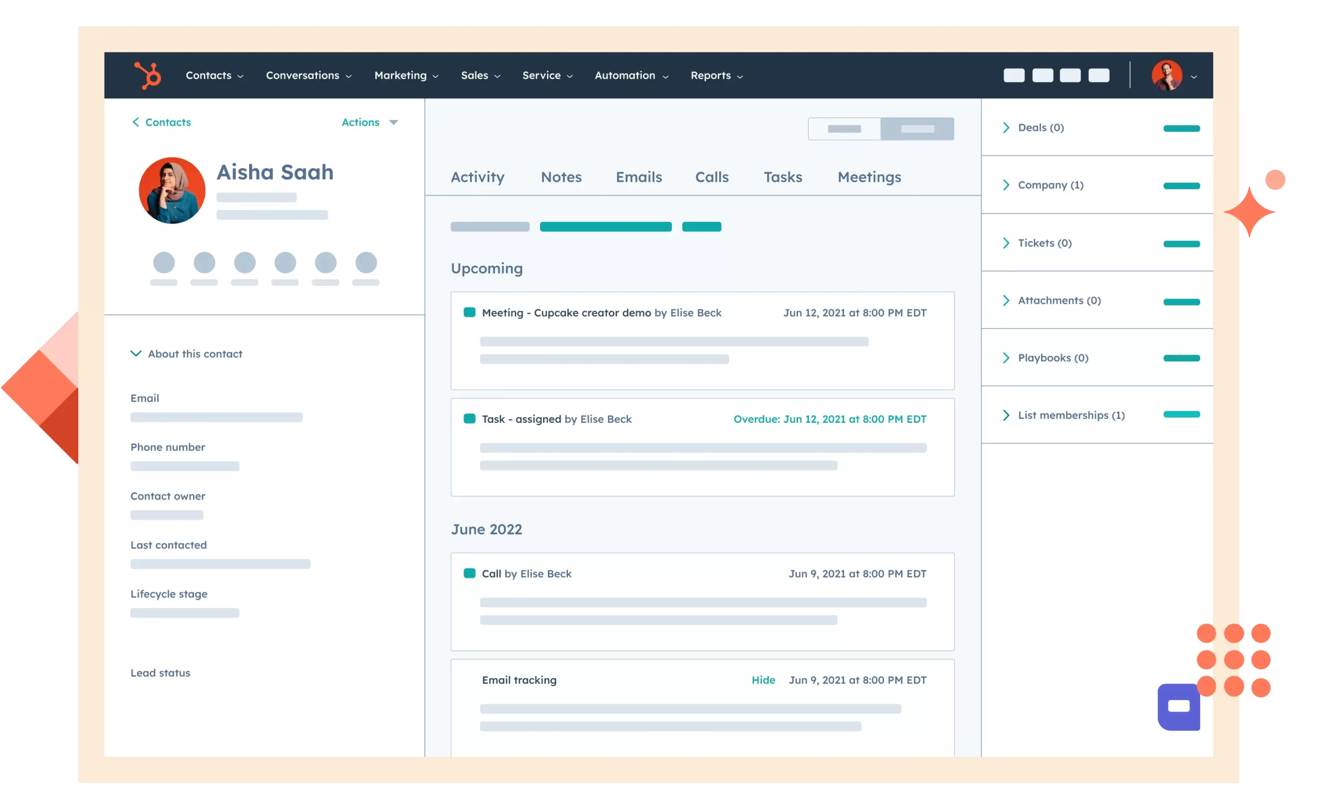 hubspot crm / aplikasi sales lapangan
