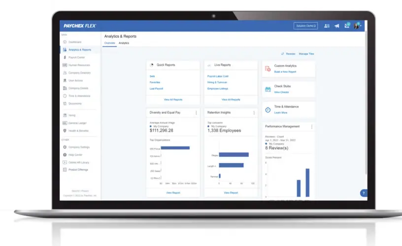 Dashboard Paycheex