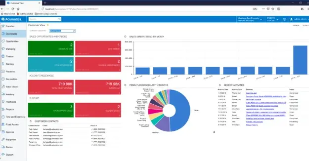 Alternatif Odoo - Software Acumatica