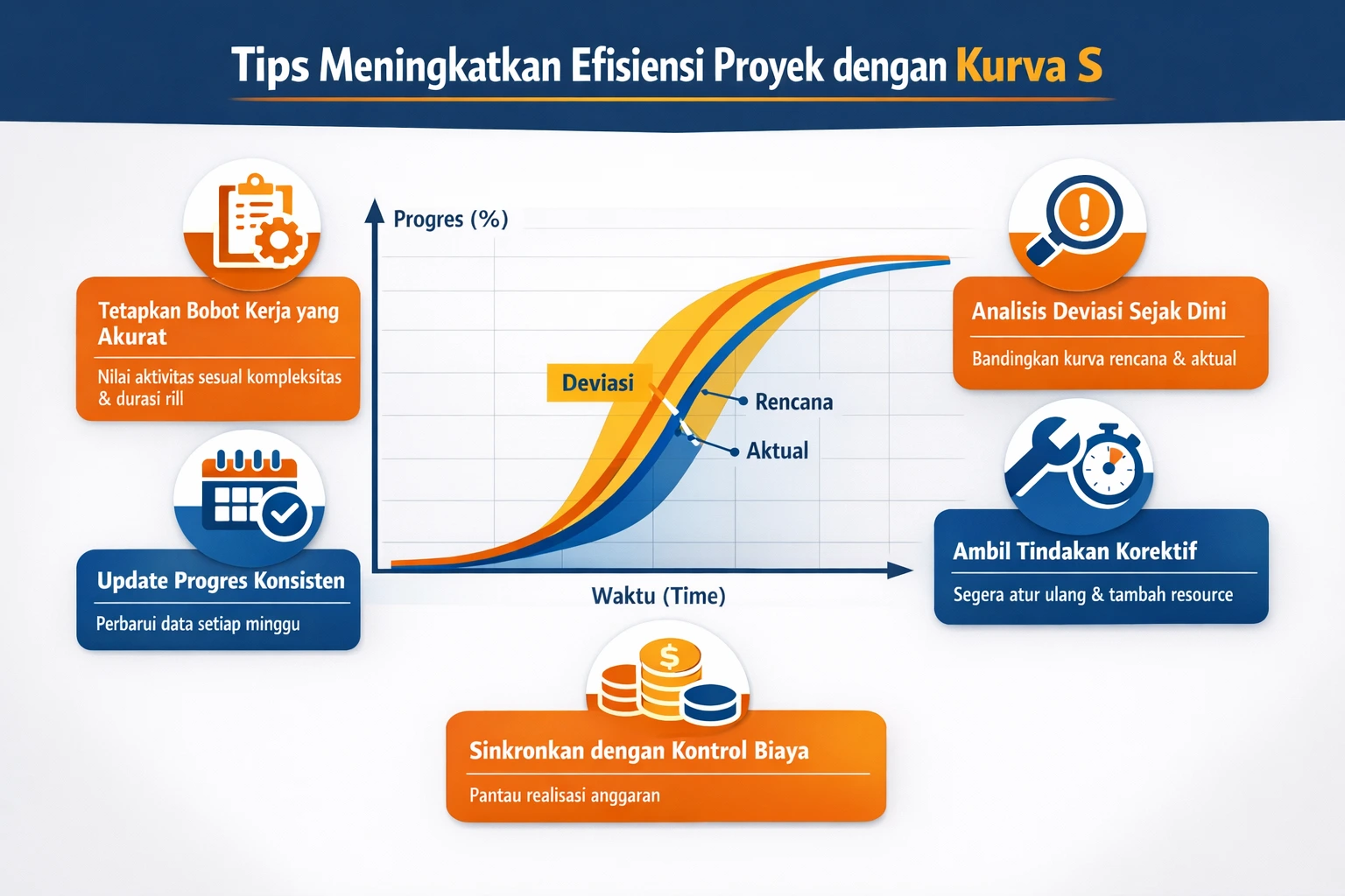tips meningkatkan efisiensi kurva s