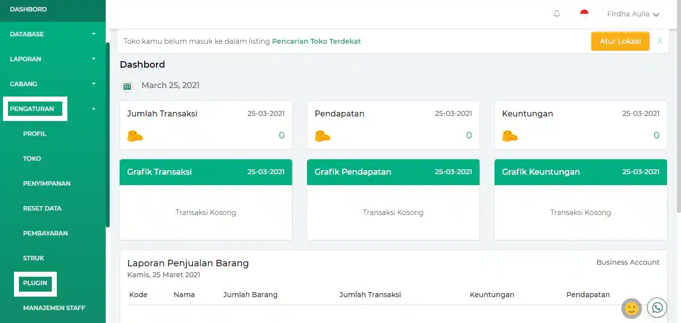 Aplikasi Restoran Kasir Pintar