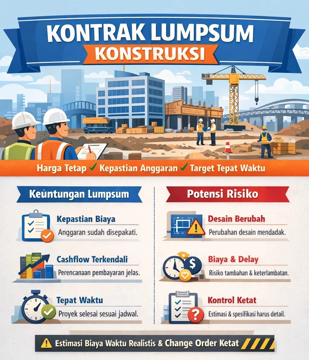 Infografis kontrak lumpsum