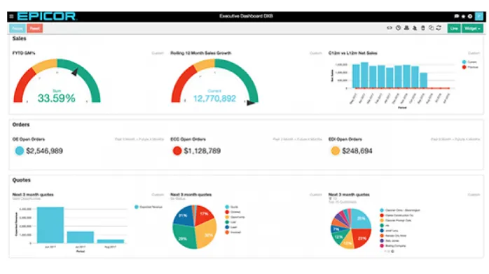 software erp manufaktur epicor