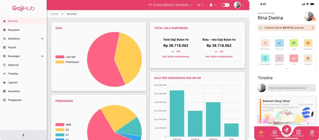 Software HRIS GajiHub