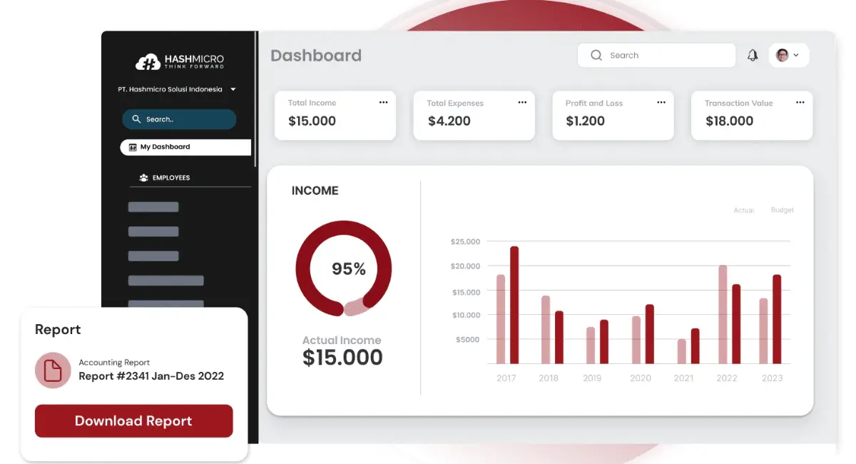 Aplikasi Keitansi Online HashMicro