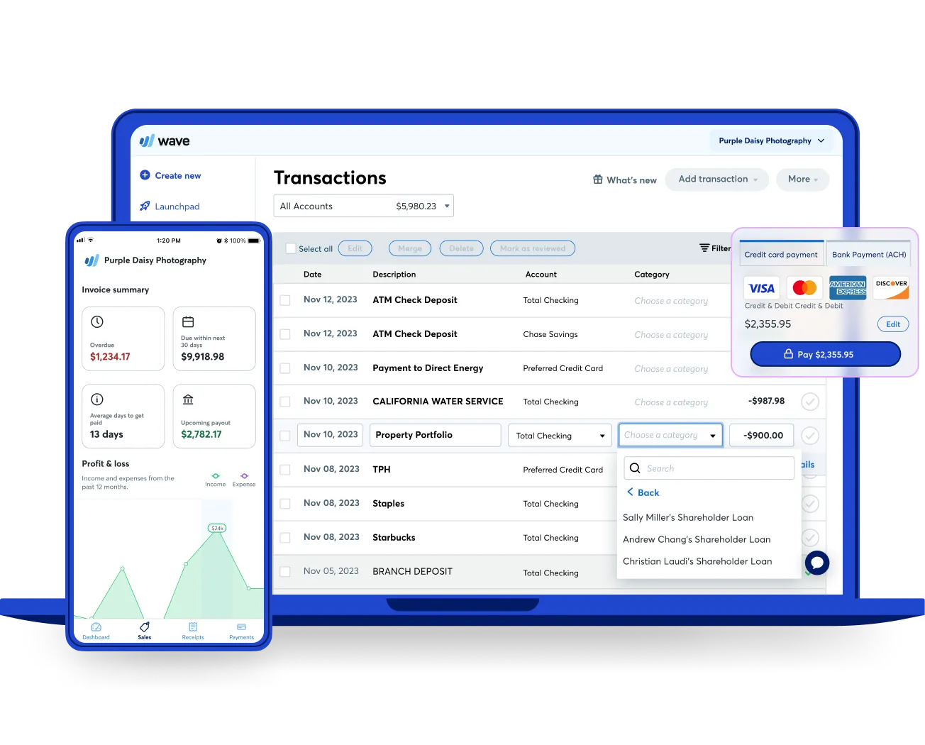 aplikasi pencatatan penjualan Wave Accounting