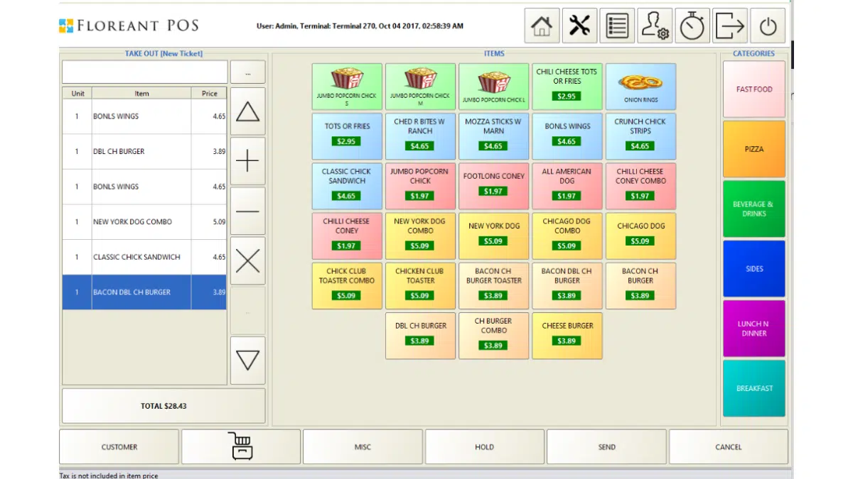 software supermarket floreant