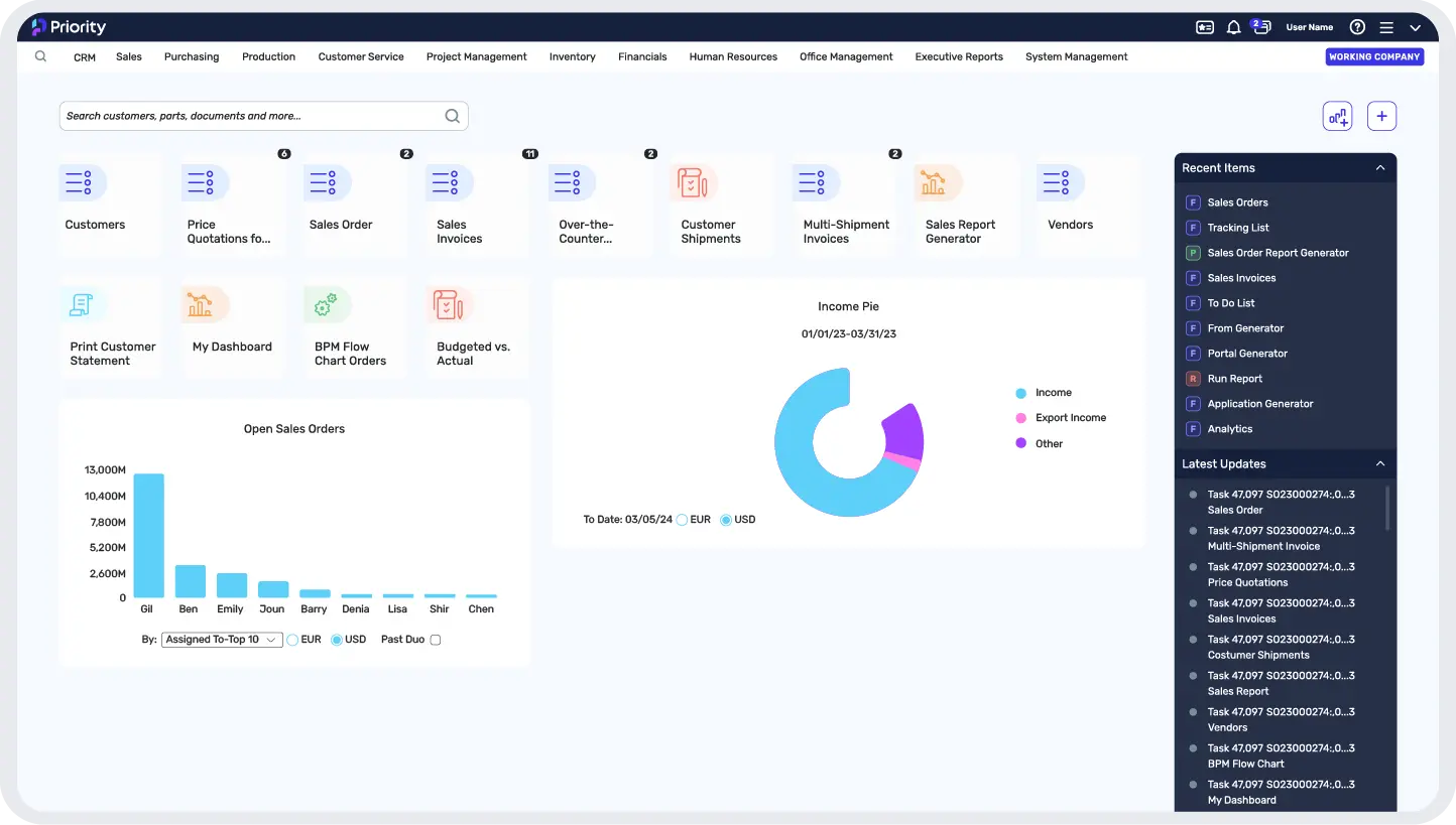 Software Manufaktur Priority ERP