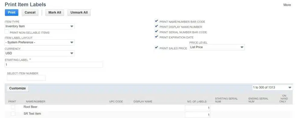 NetSuite WMS