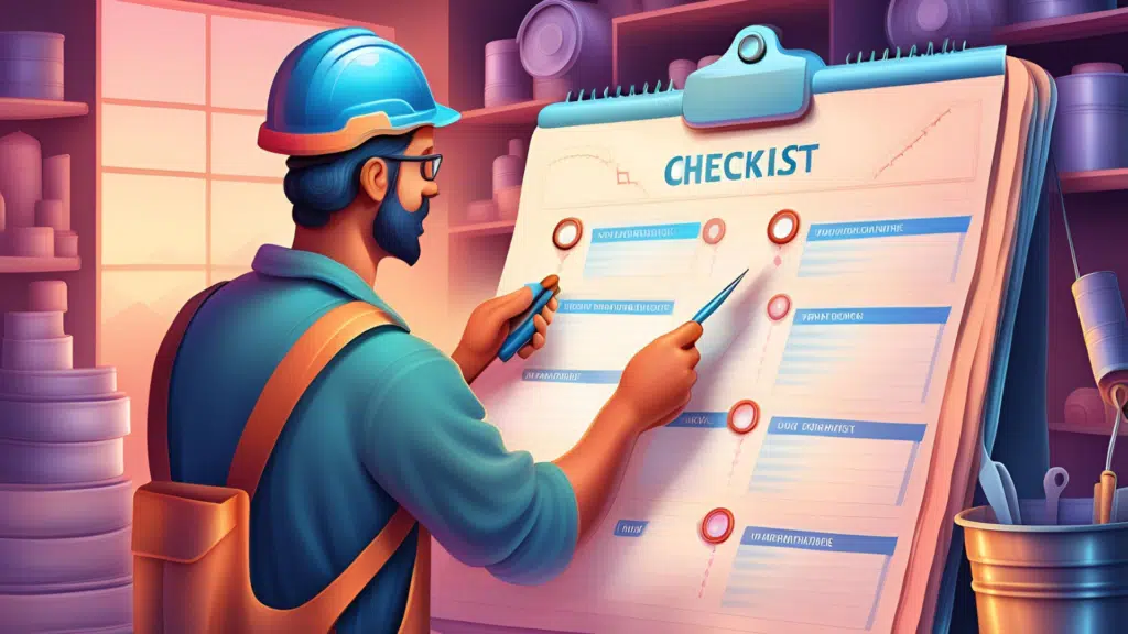 cara kerja checklist maintainance