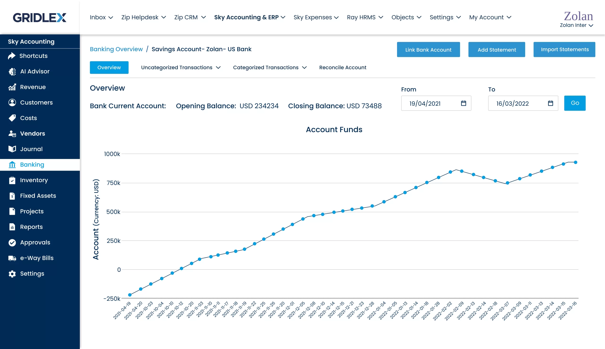 ai accounting software gridlex 