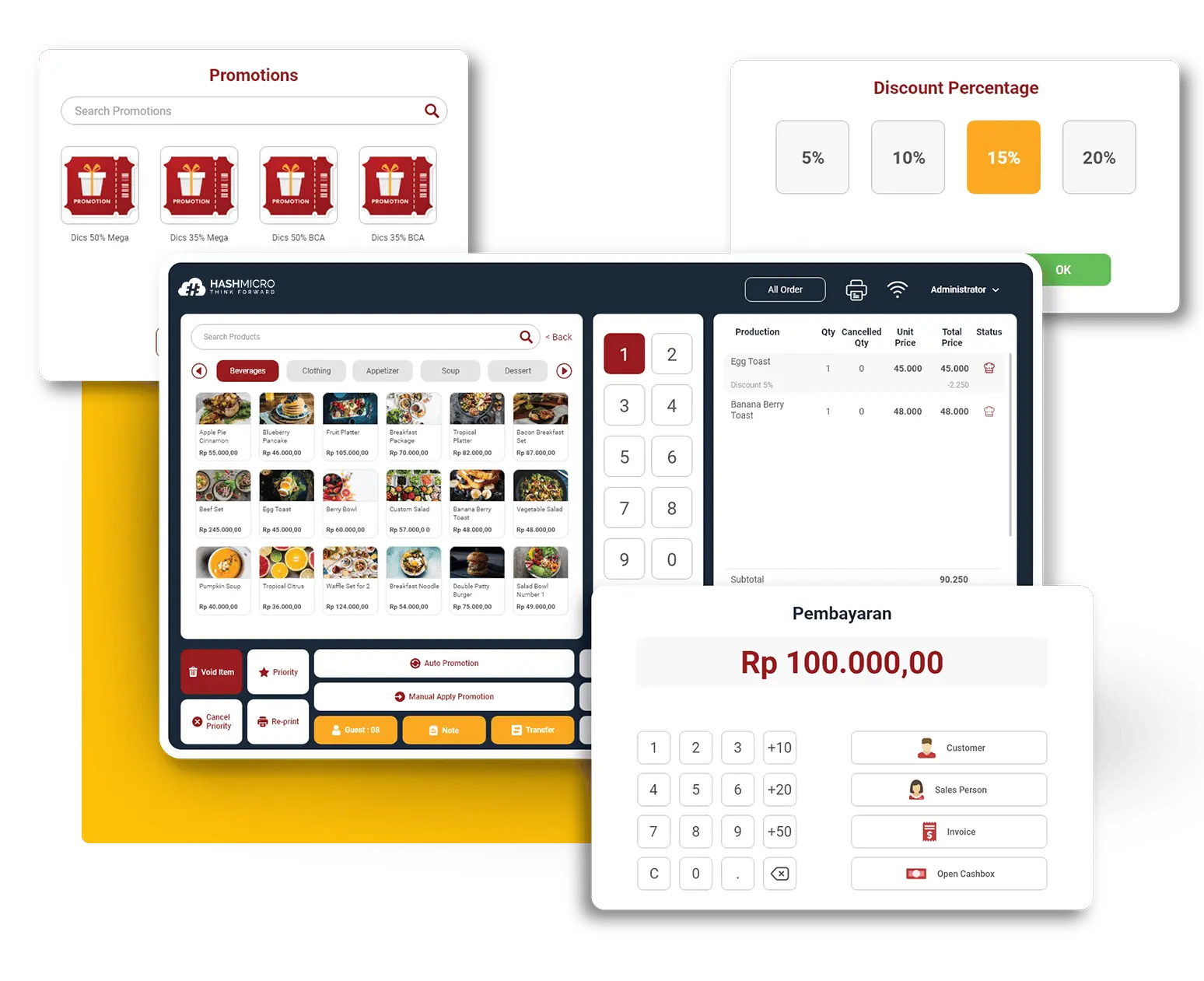 hashmicro pos dashboard