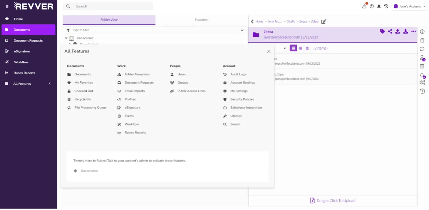 revver dashboard