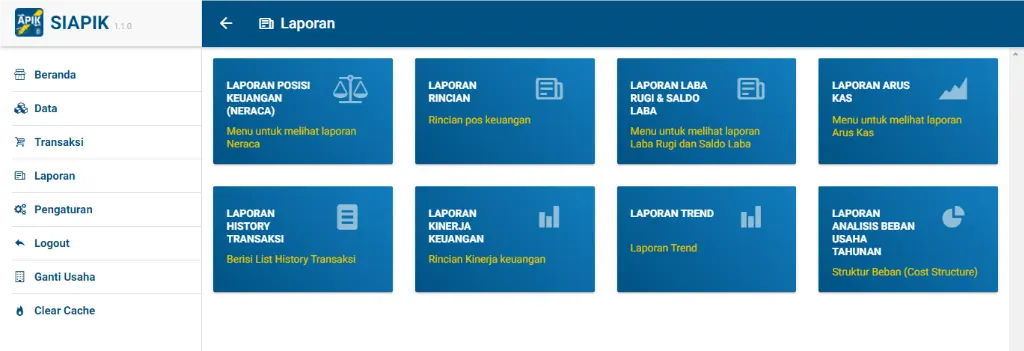 Aplikasi catatan penjualan