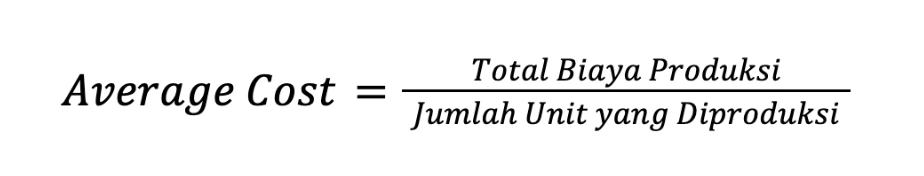 rumus average cost