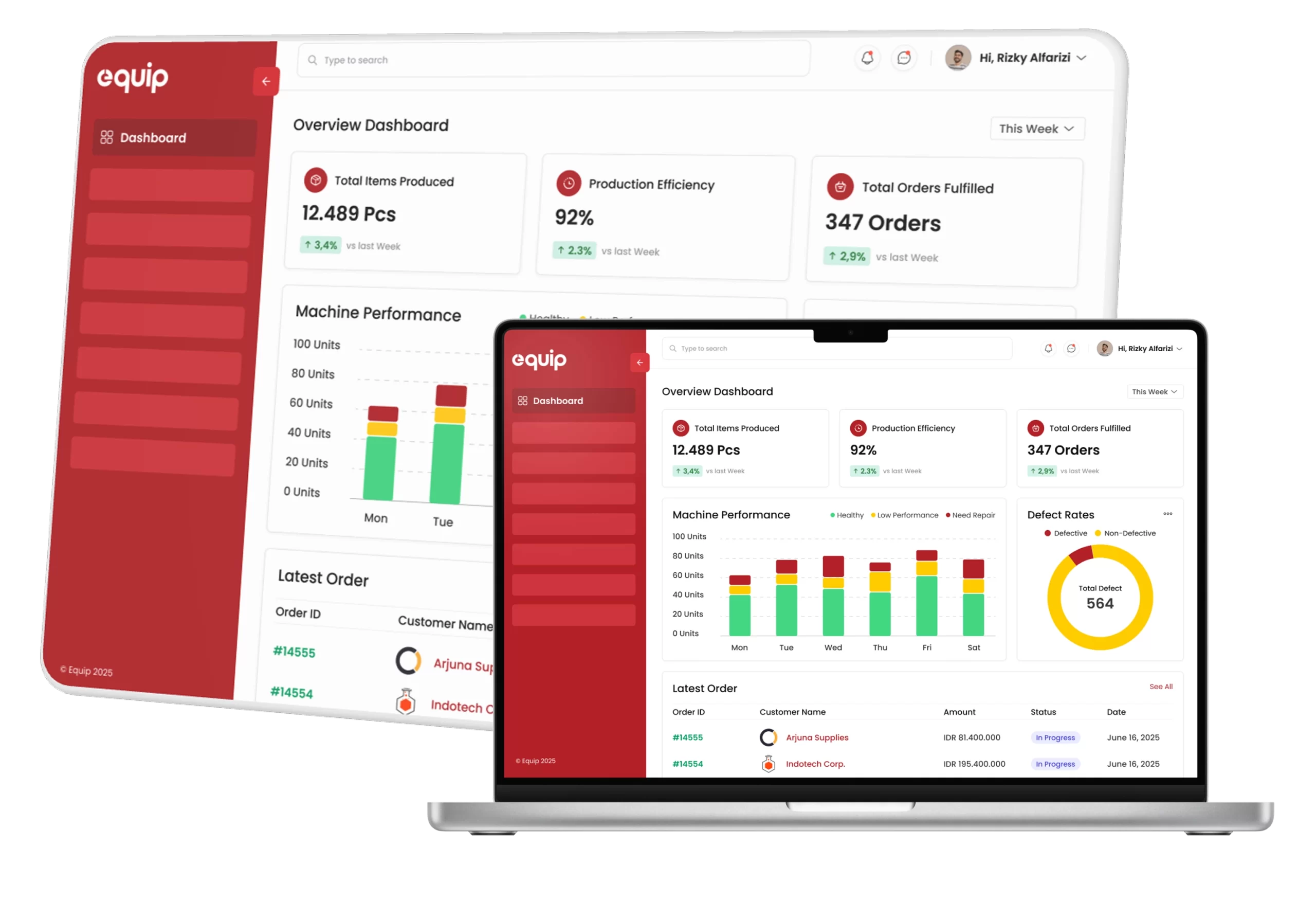 Software Manufaktur EQUIP production planning software