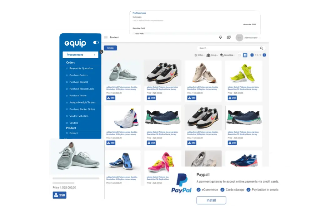 Dashboard Retail EQUIP