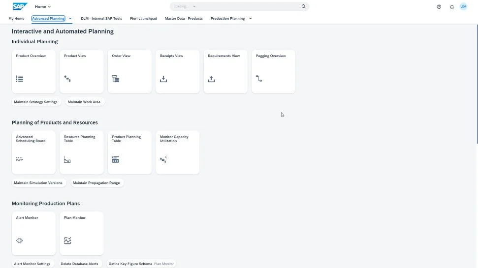 SAP-hana-production-planning production planning software