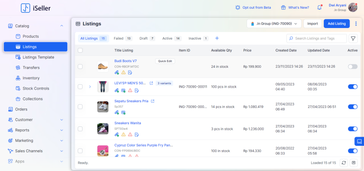 iSeller Commerce