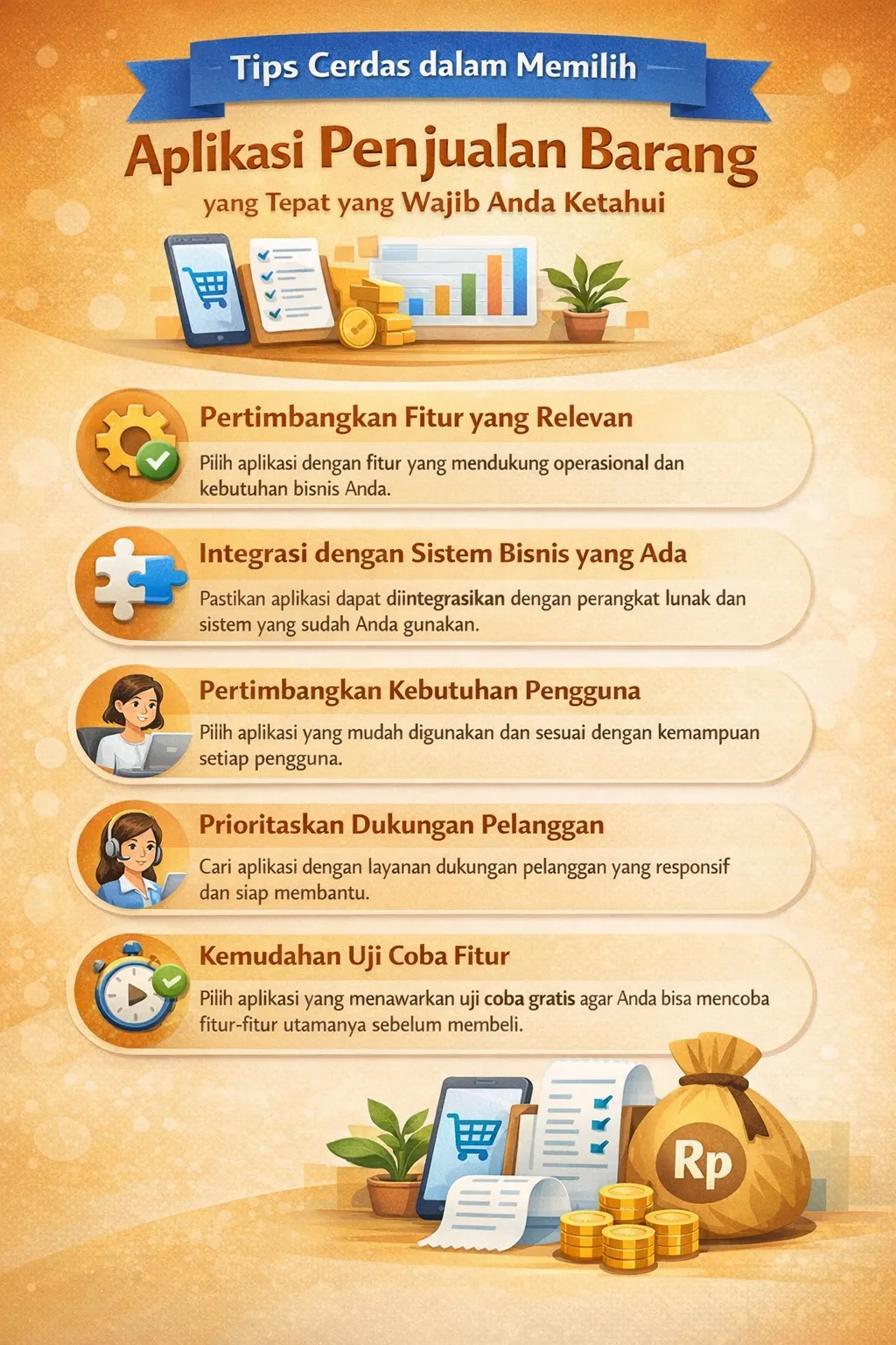 memilih aplikasi penjualan barang