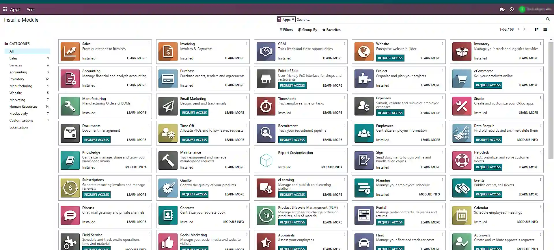odoo-dashboard