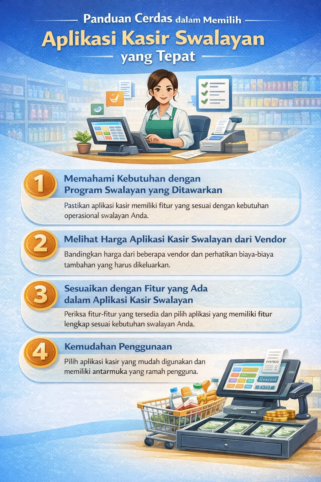 panduan memilih aplikasi kasir karyawan