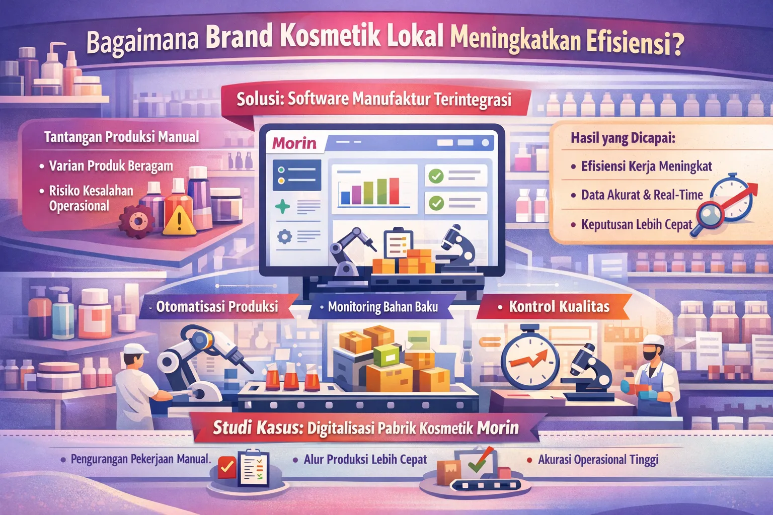 software manufaktur untuk pabrik kosmetik