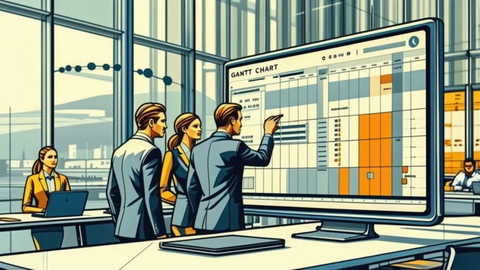 10 Contoh Gantt Chart Profesional di Industri Konstruksi