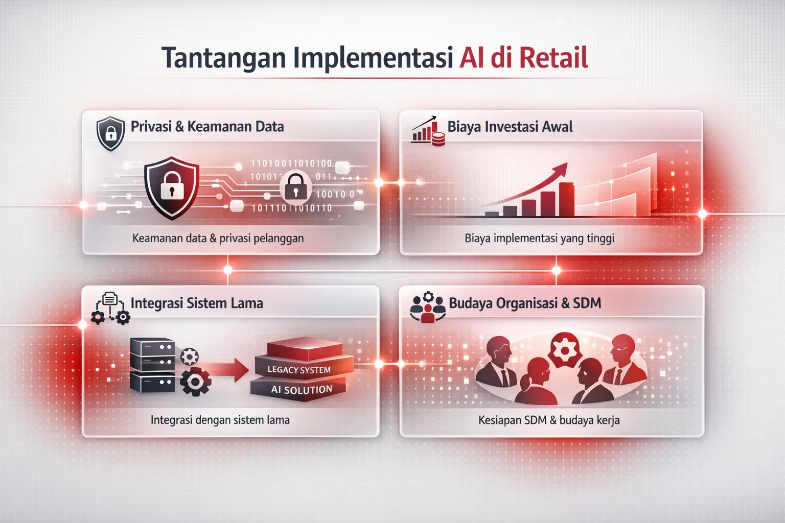 Tantangan implementasi AI dalam bisnis retail