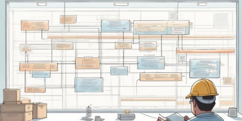 Ilustrasi manfaat network planning dalam meningkatkan efisiensi manajemen proyek.