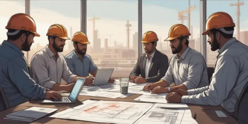 Tim proyek konstruksi mendiskusikan perubahan desain sebagai alasan penggunaan variation order