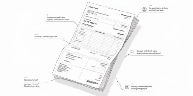 Komponen penting dalam nota pembelian seperti identitas, harga, dan tanggal