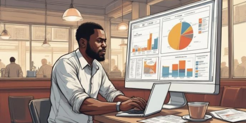 Manajer restoran menganalisis data penjualan untuk mengevaluasi harga menu secara berkala.