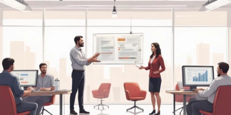 Ilustrasi proses administrasi pembayaran proyek antara pemberi kerja dan kontraktor terkait pemotongan pajak.