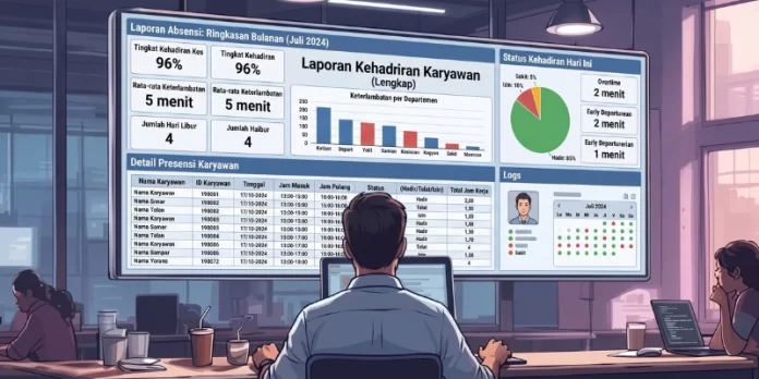 laporan absensi karyawan